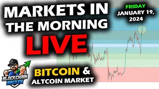 MARKETS in the MORNING 1192024 Bitcoin 41300 ETF Selling Pressure Stocks Rally DXY 103 [upl. by Ellatsyrc]