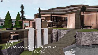 Bloxburg Mansion Modern House  House Build [upl. by Aivlys]