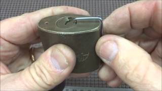 127 How to Rekey your Almonte Rekeyable Padlock and Watch Bosnianbill Screw Up [upl. by Selim]