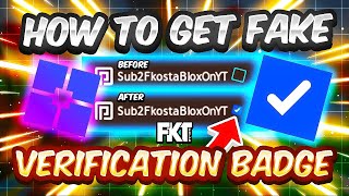 HOW TO GET FAKE VERIFICATION BADGE IN ROBLOX AKA BLOXSTRAP [upl. by Emmet]