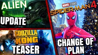 SpiderMan 4 Being Reworked Godzilla X Kong Teaser Alien Update amp MORE [upl. by Alamaj909]