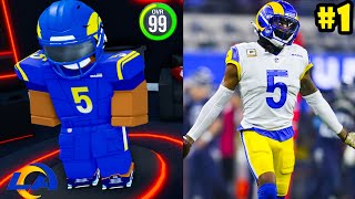 I Became PRIME Jalen Ramsey In Roblox NFL Universe Football [upl. by Ylebmik14]