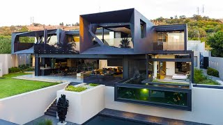 A luxurious contemporary residence is situated in Bedfordview South Africa [upl. by Nalat583]