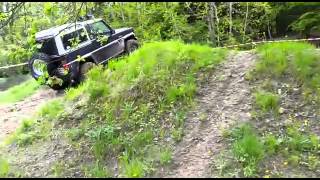 Daihatsu RockyFourtrak and a Galloper offroadin [upl. by Ursulette]