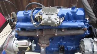 Ford 200 Inline Six Engine 2v Performance Running Mustang Falcon [upl. by Zed]