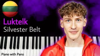 Silvester Belt  Luktelk  Lithuania 🇱🇹  Piano Cover  Eurovision 2024 [upl. by Scribner]