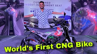 BAJAJ CNG Bike  Worlds First CNG Motorcycle Bajaj Freedom  Bajaj CNG Bike Review [upl. by Dareen]