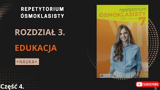 Repetytorium Ósmoklasisty Macmillan Rozdział 3  Edukacja  Nauka Część 4 język angielski [upl. by Maltz]