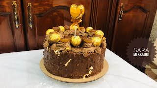 🇩🇿Ferrero rocher cake 🍰 كيكة الفيريرو ❤️ [upl. by Wojak]