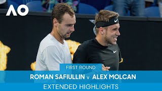 Roman Safiullin v Alex Molcan Extended Highlights 1R  Australian Open 2022 [upl. by Maighdlin]