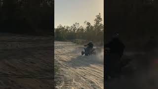 RAPTOR 700 VS YFZ 450 [upl. by Esiocnarf]