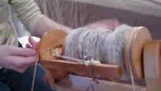 Spinning Alpaca Yarn [upl. by Ellita]