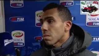 INTERVISTA TEVEZ  quotAllegri non conta nientequot [upl. by Hahcim]