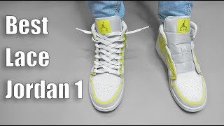 Shoelace Nike Air Jordan 1 mid  Loose Lacing Tutorial [upl. by Larimore]