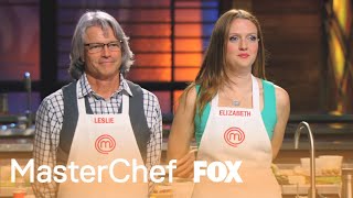 Leslie And Elizabeths Chicken Oysters  Season 5 Ep 16  MASTERCHEF [upl. by Mook534]