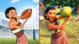 Moana Songs Funny Drawing Meme 😂 Try Not to Laugh 😂 [upl. by Nala]