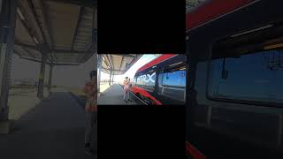 VR snabbtåg nach Stockholm C über Skövde X74 Ausfahrt aus Göteborg C zug shorts cupcut [upl. by Purse248]