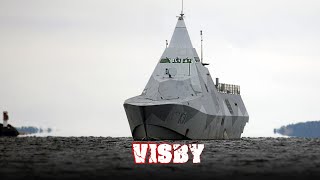 Visby Class Corvettes  Worlds Most Powerful And Fastest Corvette From Swedish Navy shorts [upl. by Henley515]