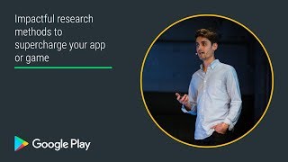 Impactful research methods to supercharge your app or game Innovation track  Playtime EMEA 2017 [upl. by Salomie]