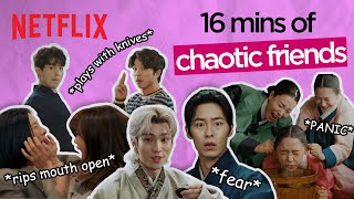 Kdrama friendships giving off intense chaotic energy for 16 minutes 🤪 ENG SUB [upl. by Haimorej]