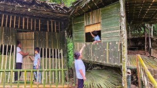 The kind old woman helped the Boy make the door and window bars and she said goodbye to the boy [upl. by Ennahgiel]