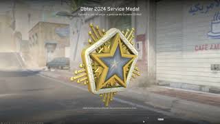 CounterStrike 2  Como Pegar Medalha de Serviço 2024 TUTORIAL [upl. by Wilmott]