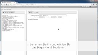 ASIMUT Arbeiten mit Zeiträumen [upl. by Alyosha]