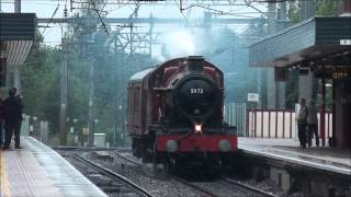 GWR 4900 Class No 5972 Olton Hall AKA Hogwarts Castle  Light Engine  4714 [upl. by Elletsyrk]