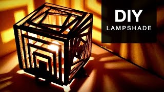 DIY Lampshade Tutorial  Home Decor  How To Make A Lampshade  Lanterns  Anushrees Craft TV [upl. by Eisle]