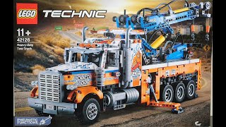 Lego Technic Heavy Duty Tow Truck set 42128 review and ambiguous assembly instruction clarification [upl. by Staford]