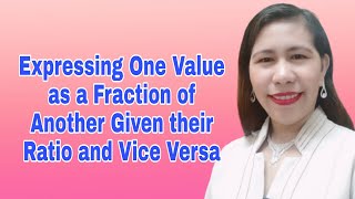 Expressing one value as a fraction of another given their ratio and vice versa [upl. by Lainahtan]