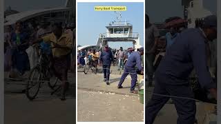 Kochi ferry ⛴️ boat transportvipin to fort kochi shorts ferryboat travel vechicle boat ferry [upl. by Heim]