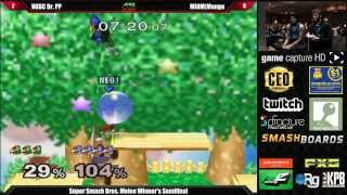 Apex 2014  MIOM Mango vs VGBC Dr PeePee  Winners Semis  SSBM [upl. by Adnalro]