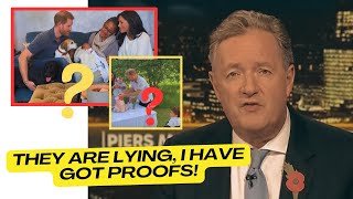 Piers Morgan FInally Breaks Silence With Concrete Proof Against Haz amp Meg Amid Lilibet Name Scandal [upl. by Haras]