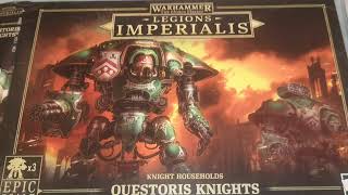 Imperial Questoris Knights Squadron For Legions Imperialis [upl. by Milo]