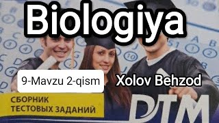 Biologiya 2020 DTM  9 MavzuOdam organizmi va uning tuzilishi [upl. by Hjerpe]