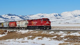 Railfanning the Crowsnest Pass in Spring 2018 [upl. by Berck455]