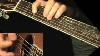 Blues solo 16  flatpicking  TAB Acoustic guitar lesson learn to play [upl. by Syhr507]