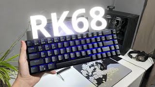 Unboxing Teclado Mecânico Royal Kludge RK68  Um dos melhores custo benefícios [upl. by Notrab584]