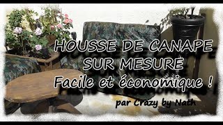 Housse de protection pour canapé de jardin  Facile et économique [upl. by Uba133]