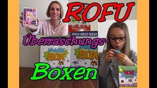 Unboxing  Überraschungsboxen von ROFU [upl. by Nahsin]