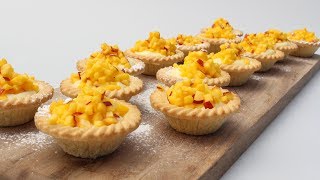 Macerated Nectarine amp Mango Tartlet Recipe [upl. by Jahdol]