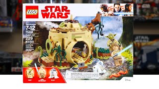 LEGO Star Wars 75208 YODAS HUT Review 2018 [upl. by Haceber]