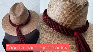 Moderniza tu sombrero tejiendo tu propia toquilla en macramé [upl. by Chow489]