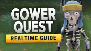 RS3 Gower Quest – Realtime Quest Guide [upl. by Odette]