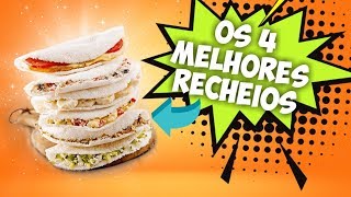 4 RECEITAS DE TAPIOCA INCRÍVEIS  Super Fácil e Saudável [upl. by Stirling]