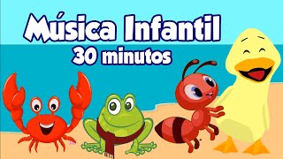 COLETÂNEA DE MÚSICAS INFANTIS  CARANGUEJO PEIXE É E MAIS 30 MINUTOS DE MÚSICAS [upl. by Anilegnave478]