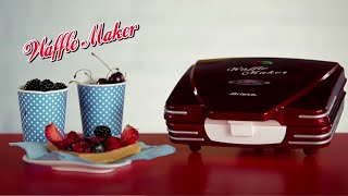 Waffle Maker  Party Time  How to cook waffles at home  Ariete 187 [upl. by Dietsche]