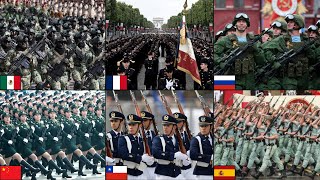 15 Desfiles Militares Más IMPRESIONANTES Del Mundo [upl. by Attwood457]