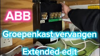 Groepenkast vervangen ⚡️XL Video 1  Elektricien  Amsterdam  ABB  how to  diy [upl. by Celisse]